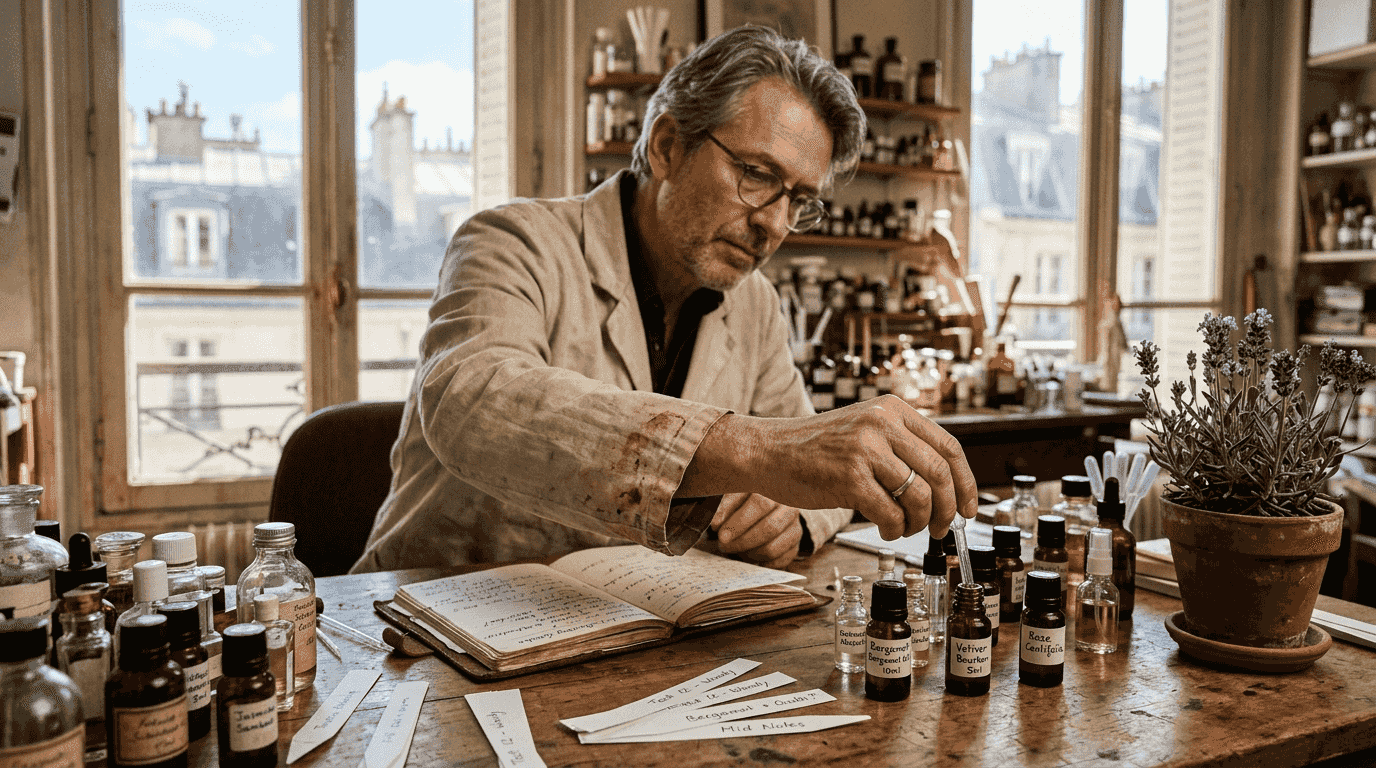 Role of perfumer in creation: crafting signature scents